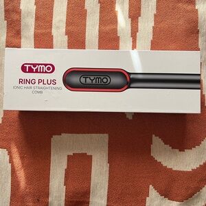 TYMO Ring Plus Ionic Hair Straightening Comb - New (open box)